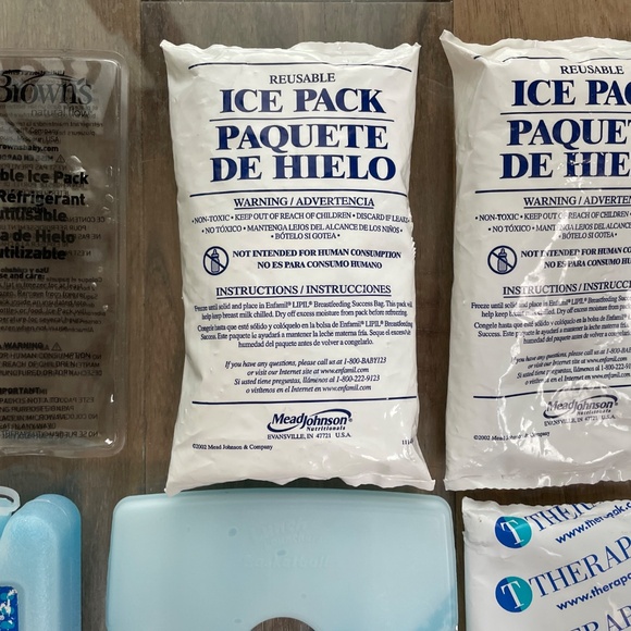 17-Piece Mixed Set of Lunch Box Ice Packs - Picture 7 of 13